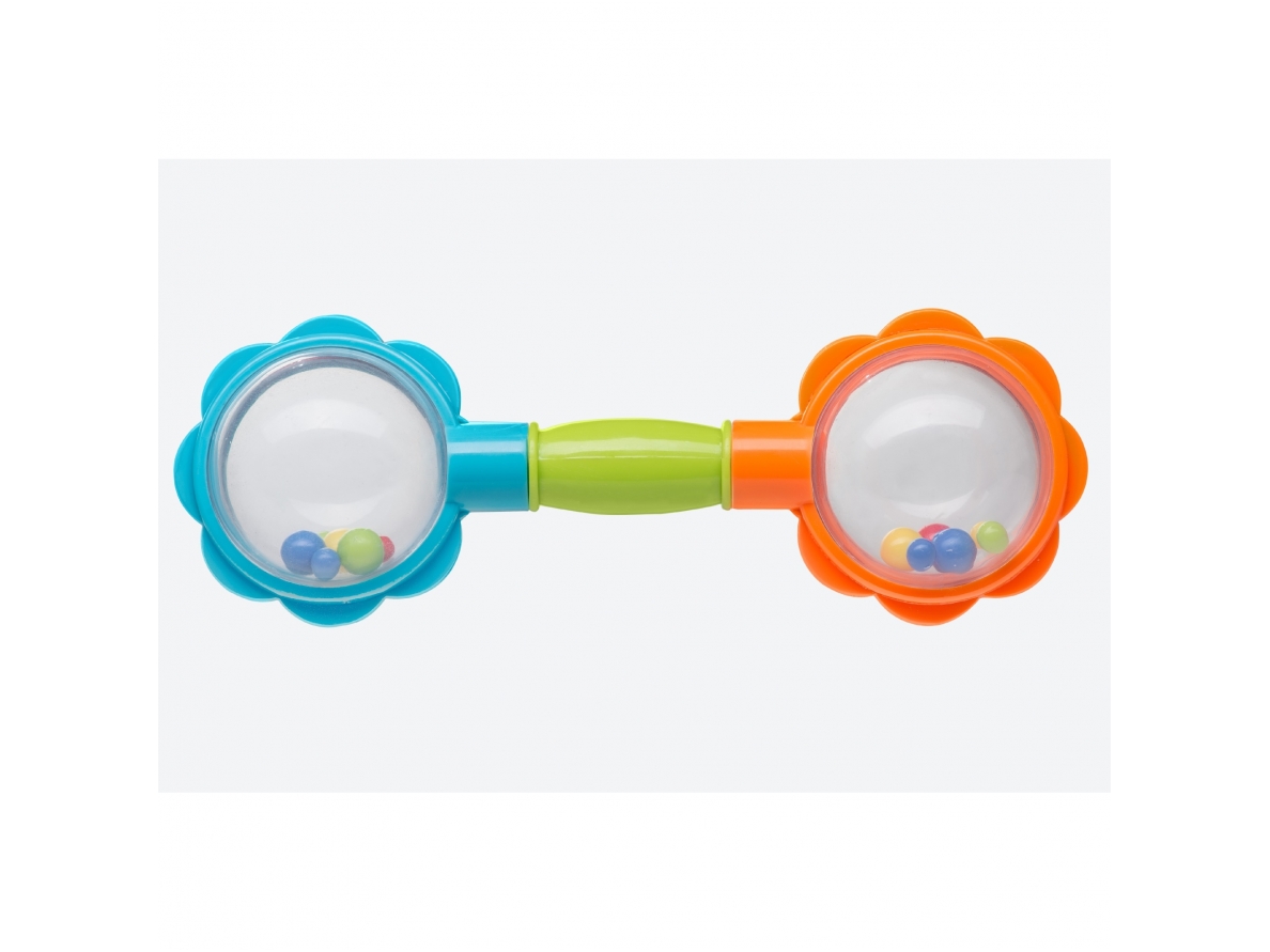 Dumb-bell rattle
