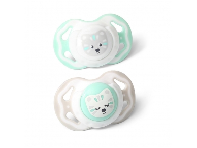 Symmetrical silicone dummy 0-3 +