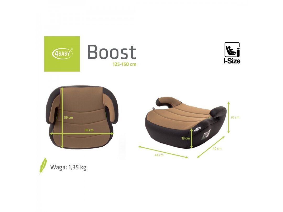 4Baby car seat  BOOST 125-150 mokka I-SIZE 5