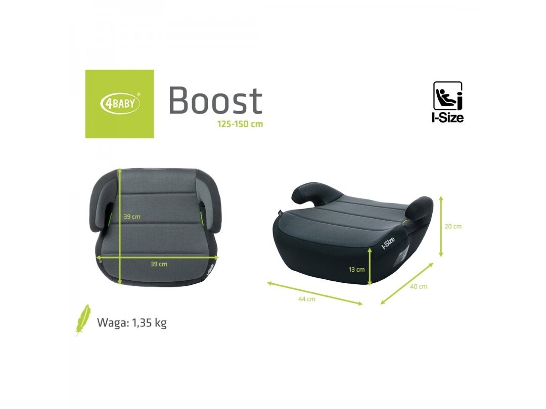 4Baby car seat BOOST 125-150 graphite I-SIZE 6 4Baby car seat BOOST 125-150 graphite I-SIZE 6