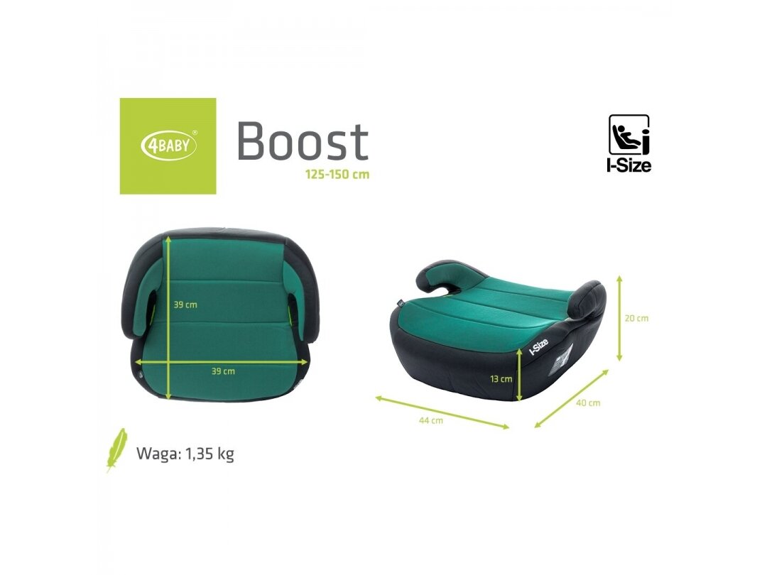 4Baby car seat BOOST 125-150 green I-SIZE 6 4Baby car seat BOOST 125-150 green I-SIZE 6