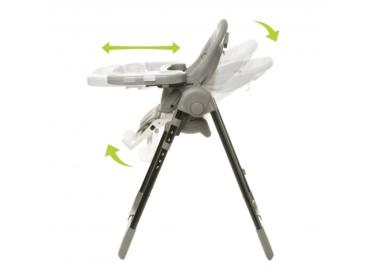 4Baby highchair DECCO grey 4