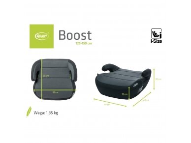 4Baby car seat BOOST 125-150 graphite I-SIZE 6 4Baby car seat BOOST 125-150 graphite I-SIZE 6