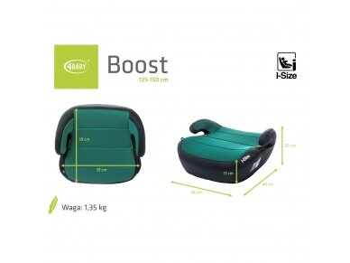 4Baby car seat  BOOST 125-150 green I-SIZE 6