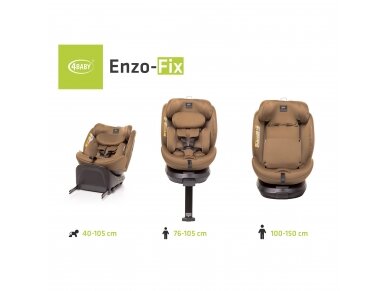 4Baby car seat Enzo-Fix 40-150 cm mokka I-SIZE 7 4Baby car seat Enzo-Fix 40-150 cm mokka I-SIZE 7