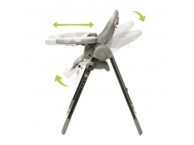 4Baby highchair DECCO grey 4