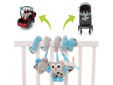 4Baby toy spiral for stroller owl OB07 2 4Baby toy spiral for stroller owl OB07 2