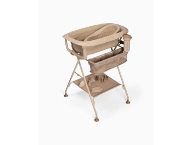 Twistshake Luxury Bath Kit Mocha - Foldable baby bathtub with bath stand v2 79265 Twistshake Luxury Bath Kit Mocha - Foldable baby bathtub with bath stand v2 79265