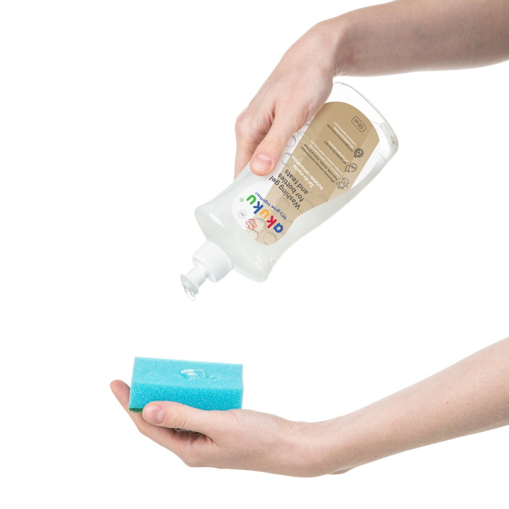 Akuku čiulptukų ir buteliukų plovimo skystis 500ml A0712 1 Akuku čiulptukų ir buteliukų plovimo skystis 500ml A0712 1