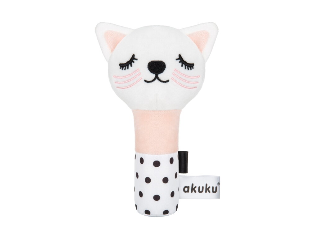Akuku Soft plush rattlesqueaker Cat A0705