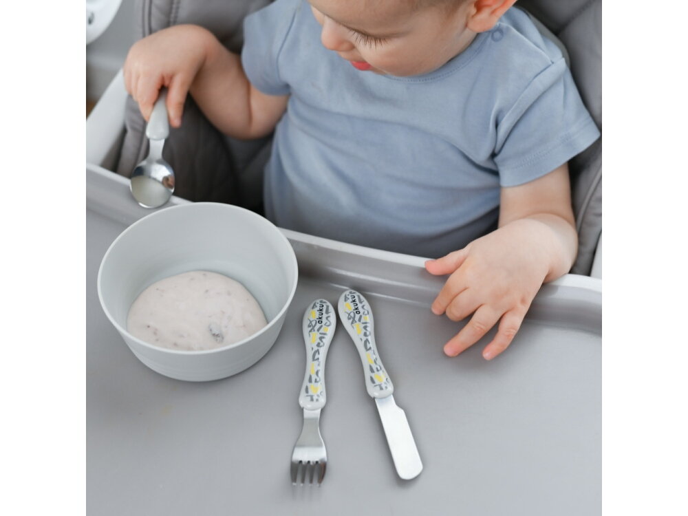 Akuku Stainless steel cutlery set: fork, spoon, knife A0103 2