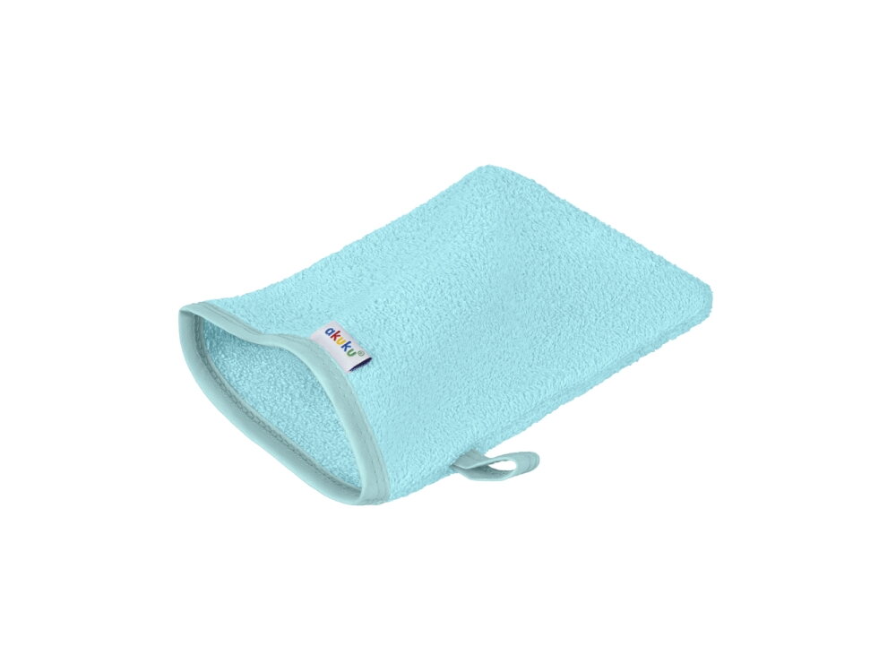 Akuku Baby washcloth 15x20cm 100% cotton BLUE A0722 1