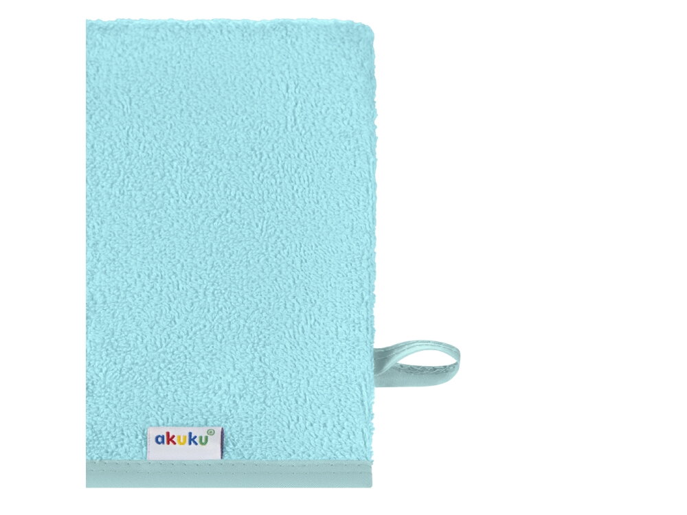 Akuku Baby washcloth 15x20cm 100% cotton BLUE A0722 2