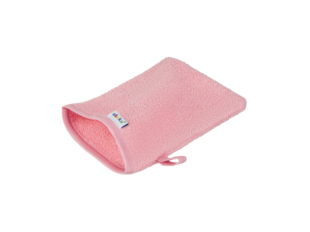 Akuku Baby washcloth 15x20cm 100% cotton PINK A0721 1
