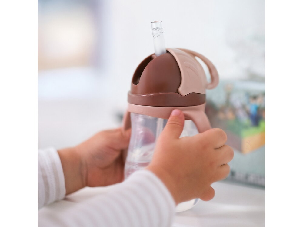 Akuku Non spill cup with weighted straw CAPPUCCINO A0729 8