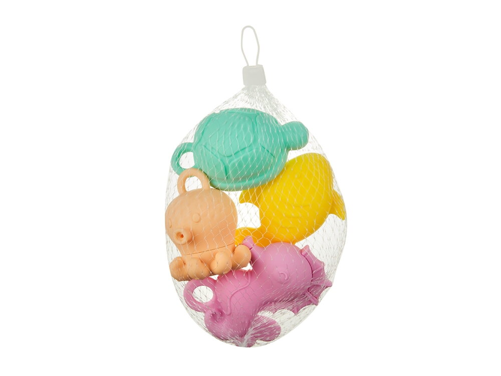 Akuku Silicone bath toys with a detachable bottom 4pcs A0711 7
