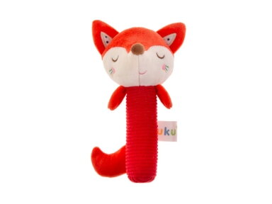 Akuku Soft plush rattlesqueaker Fox A0643