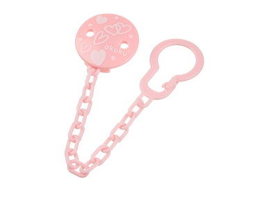Akuku Soother holder PINK A0701