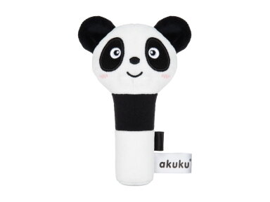 Akuku Soft plush rattlesqueaker Panda A0706