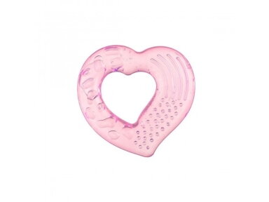 Akuku Water filled teether HEART A0355