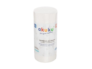 Akuku BAMBOO Dry tissues 18x25cm 100pcs A0687