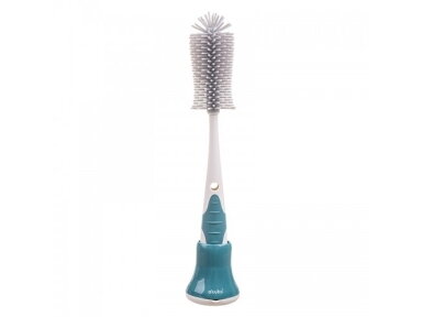 Akuku Silicone bottles, cups and teat brush with rack A0511