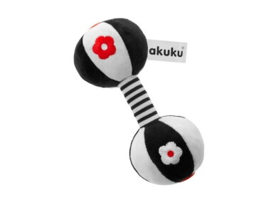 Akuku Plush rattle DUMBBELL A0482