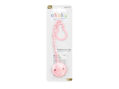 Akuku Soother holder PINK A0701 3