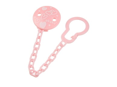 Akuku Soother holder PINK A0701