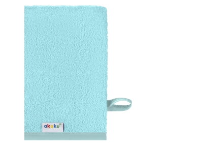 Akuku Baby washcloth 15x20cm 100% cotton BLUE A0722 2