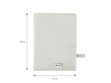 Akuku Baby washcloth 15x20cm 100% cotton GREY A0723 4