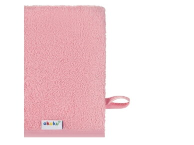 Akuku Baby washcloth 15x20cm 100% cotton PINK A0721 2