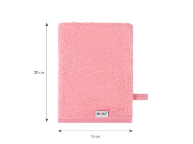Akuku Baby washcloth 15x20cm 100% cotton PINK A0721 4