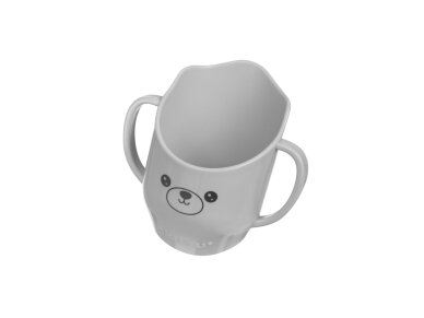 Akuku Slanted cup grey A0695