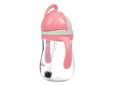 Akuku Non spill cup with weighted straw PINK A0676 3