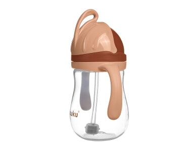 Akuku Non spill cup with weighted straw CAPPUCCINO A0729 3