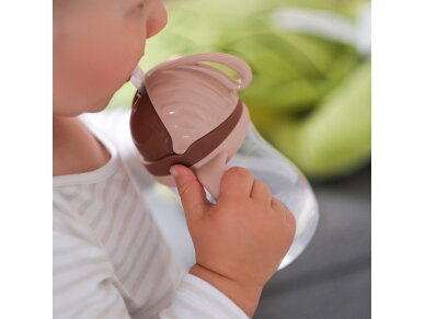 Akuku Non spill cup with weighted straw CAPPUCCINO A0729 6