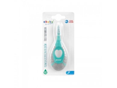 Akuku First toothbrush 0-2y mintgrey A0157 2