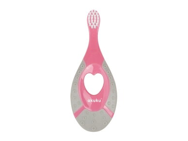 Akuku First toothbrush 0-2y pink A0677 1
