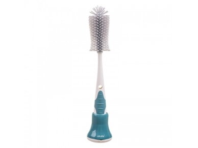 Akuku Silicone bottles, cups and teat brush with rack A0511