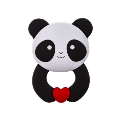 Akuku silikoninis kramtukas panda A0055 Akuku silikoninis kramtukas panda A0055