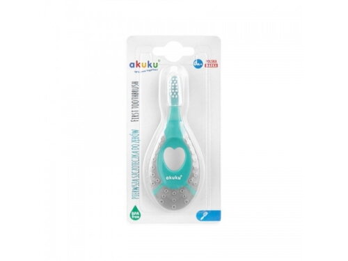 Akuku First toothbrush 0-2y mintgrey A0157 2