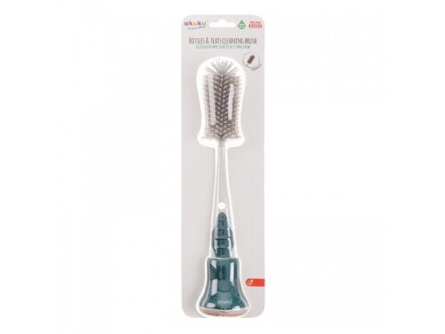 Akuku Silicone bottles, cups and teat brush with rack A0511 7