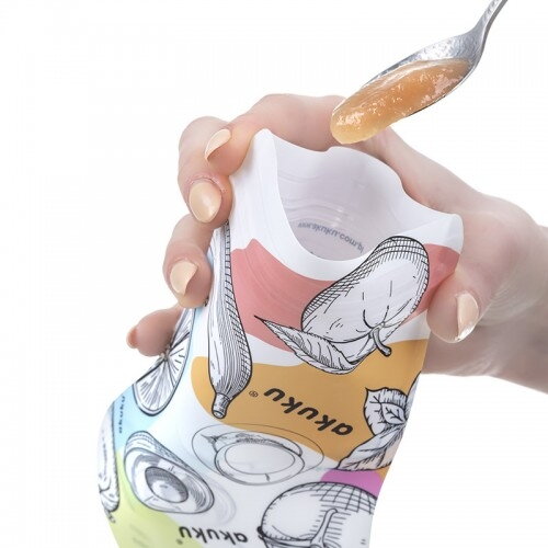 Akuku maišeliai maisteliui daugkartiniai 5 vnt 150ml A0056 4 Akuku maišeliai maisteliui daugkartiniai 5 vnt 150ml A0056 4