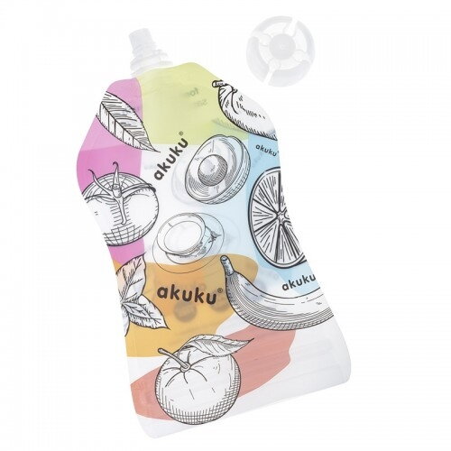Akuku maišeliai maisteliui daugkartiniai 5 vnt 150ml A0056 5 Akuku maišeliai maisteliui daugkartiniai 5 vnt 150ml A0056 5