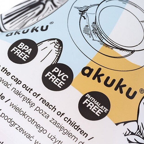 Akuku maišeliai maisteliui daugkartiniai 5 vnt 150ml A0056 7