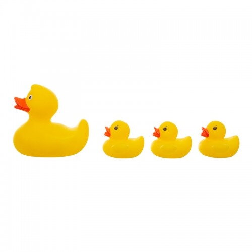 Akuku vonios žaislai ančiukai 4vnt A0162 Akuku vonios žaislai ančiukai 4vnt A0162