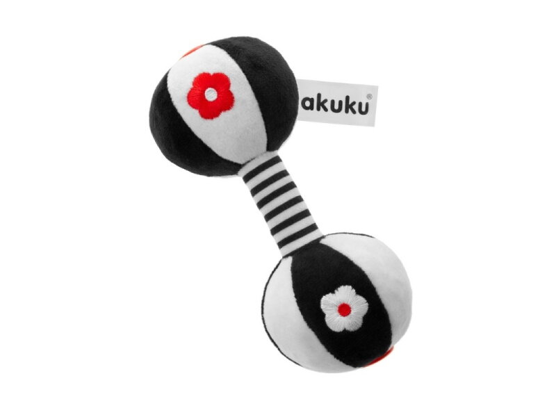 Akuku Plush rattle DUMBBELL A0482