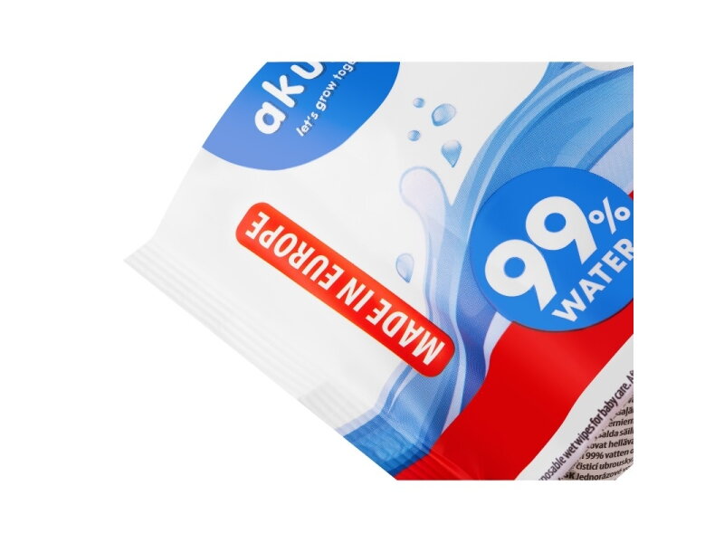 Akuku Disposable water wipes 70pcs A0031 4