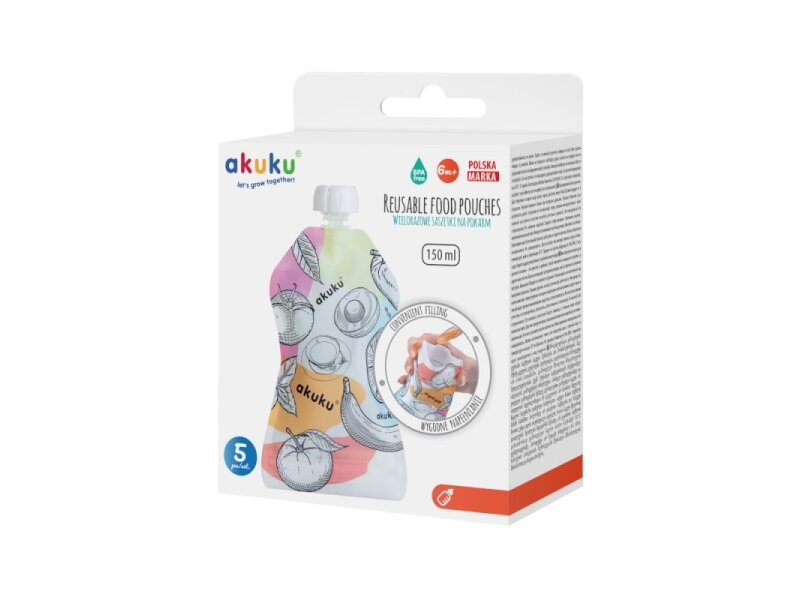 Akuku Food spout pouch 150ml A0056 2
